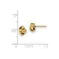 thumbnail image 2 of FB Jewels 14k Gold Polished Love Knot Post Earrings, 2 of 2