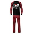 thumbnail image 3 of Odeerbi Matching Family Christmas Pajamas Sets Xmas Printed Warm Home Wear Set Parent-Child Jammies Two-piece Set Loungewear Sleepwear for Dad, 3 of 7