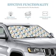 thumbnail image 3 of Fuzoiu Poodle Dog Print Car Windshield Sunshade,Foldable Reflective Sun Visor,Windshield Sun Shade,UV Rays Sun Visor Shade,Auto Front Sun Shield Shade-Medium, 3 of 8