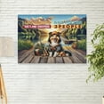 thumbnail image 2 of I Like Fishing, and my Shetland Sheepdog, and Maybe 3 People. Happy Father's Day Horizontal Matte Canvas Poster Sheltie Dog Lover Gifts Wall Art Home Decor - 00004, 2 of 5