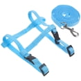 thumbnail image 3 of EeaseCA 1pc Adjustable Rabbit Walking Leash Cat Walking Harness Nylon Leash Pet Safety Running Jogging Harness, 3 of 7