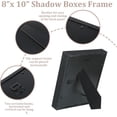 thumbnail image 4 of 4 Pack 8 x 10 Shadow Box Frame, Shadow Boxes Display Cases 3D Wood Deep Shadowbox for Photos, Dried Flowers, Handicrafts Picture Frames for Wall Tabletop(Black), 4 of 4
