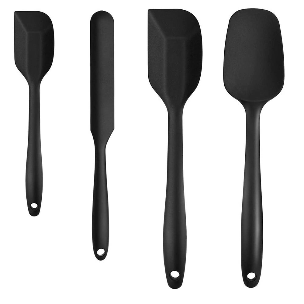 Silicone Spatula 4Piece Set, High HeatResistance, With Strong