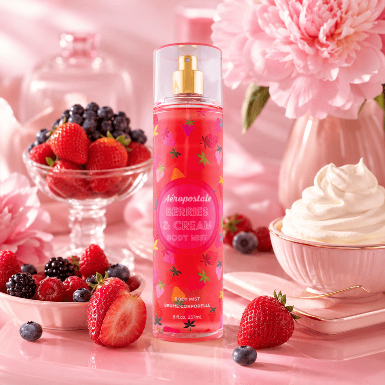 Aeropostale Berries & Cream Body Mist for Women, 8 oz photo 6
