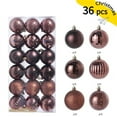 thumbnail image 3 of 36 bolas navideñas de 3 cm/6 cm para colgar en el árbol, decoración para el árbol de Navidad, Año Nuevo 2025, 3 of 5