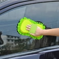 thumbnail image 4 of Home Supplies Kezqiaxn Microfiber Car Wash Sponge-Non-Scratch Wash Mitt-Two Sided Chenille Microfiber Wash Sponge-Microfiber Mitt for Cars Trucks Boats Green, 4 of 4