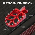 thumbnail image 3 of Estriberas de moto ANXin Universal CNC para CRF RX CR 50-125 cc, 3 of 7