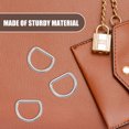 thumbnail image 3 of OFFIGAM 100Ud Anillas D De Metal Plateado Para Bolsos Accesorios Y Bricolaje Con Resistente, 3 of 7
