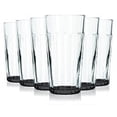 thumbnail image 2 of TableTop King 16 oz Jumbo Cooler Glasses, Libbey Bottom Accent, Black - Set of 6, 2 of 2