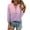 Pink#1, variant on GaThRRgYP Workout Tops for Women,Plus Size Tops for Women,Women's Tops Fashion Solid Button Shirt Female V-Neck Loose T-shirt Blouse Gray S
