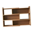 thumbnail image 4 of Luzkey Wooden Bookcase Adjustable Cube Storage Organizer Shelf for Home Small Space 30cm to 50cm, 4 of 8