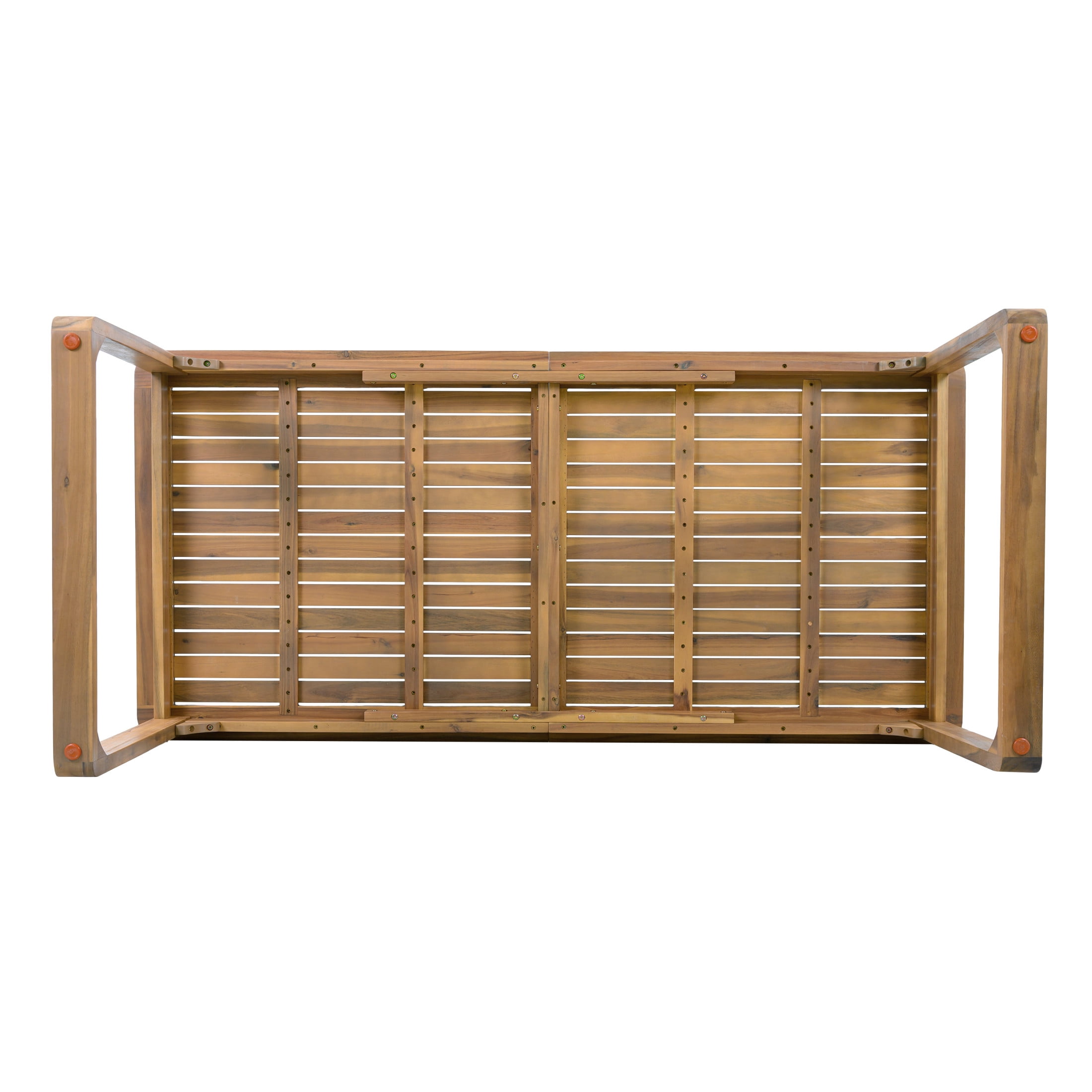 Christopher Knight Home 70.8" Minimalist Outdoor Acacia Wood Dining Table for 6-8 People, Light Teak