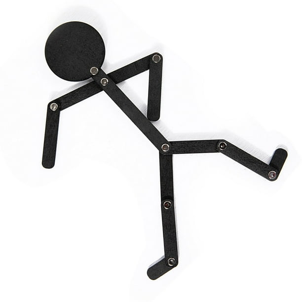 Juguete Stickman De Madera Con Extremidades Móviles, Juego De Rompecabezas Educativo Para Niños, Mejora La Coordinación