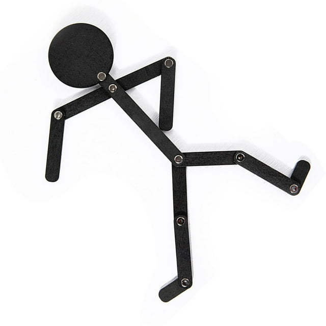 Juguete Stickman de Madera Con Extremidades Móviles, Juego de Rompecabeza