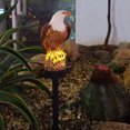 thumbnail image 2 of Solar Búho Águila Tierra Luz 600mAh Resina Atmósfera Luz Regalo de inauguración de la casa Hugtrwg Para estrenar, 2 of 8