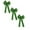 Green 3PCS, variant on MZXELPRJD 2PCS St Patricks' Day Glitter Bow for Wreath 13.7 x 9.4in Green Irish Bows Ribbon Ornaments for Front Door Fireplace Tree Topper DIY Crafts Party Decorations Indoor Outdoor