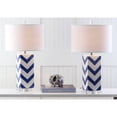 thumbnail image 4 of Safavieh Chevron 27-Inch H Stripe Table Lamp - Set of 2-Color:Clear/Light Blue/White, 4 of 4