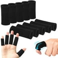 thumbnail image 1 of CUITING Finger Arthritis Sleeves  10 Pcs Elastic Thumb Splint Brace Support Protector Finger Compression Sleeve for Arthritis Joint Pain Relief  Breathable Finger Tape for Triggger Finger, 1 of 6