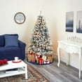 thumbnail image 6 of Nearly Natural 6ft. Flocked Rock Springs Spruce Artificial Christmas Tree with 250 Clear LED Lights, 6 of 6