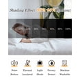thumbnail image 5 of Yellow Lemon Blackout Curtains, Light Blocking Print Window Curtains, Country Fruit Floral Watercolor Green White Thermal Insulated Window Drapes for Living Room 2 Panels, 55"W x 39"L, 5 of 9