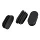 thumbnail image 3 of Mesa Ovalada Silla Pata Tubo Inserto Tubo Tapa Final 40 mm x 20 mm 40 Piezas Negro, 3 of 8