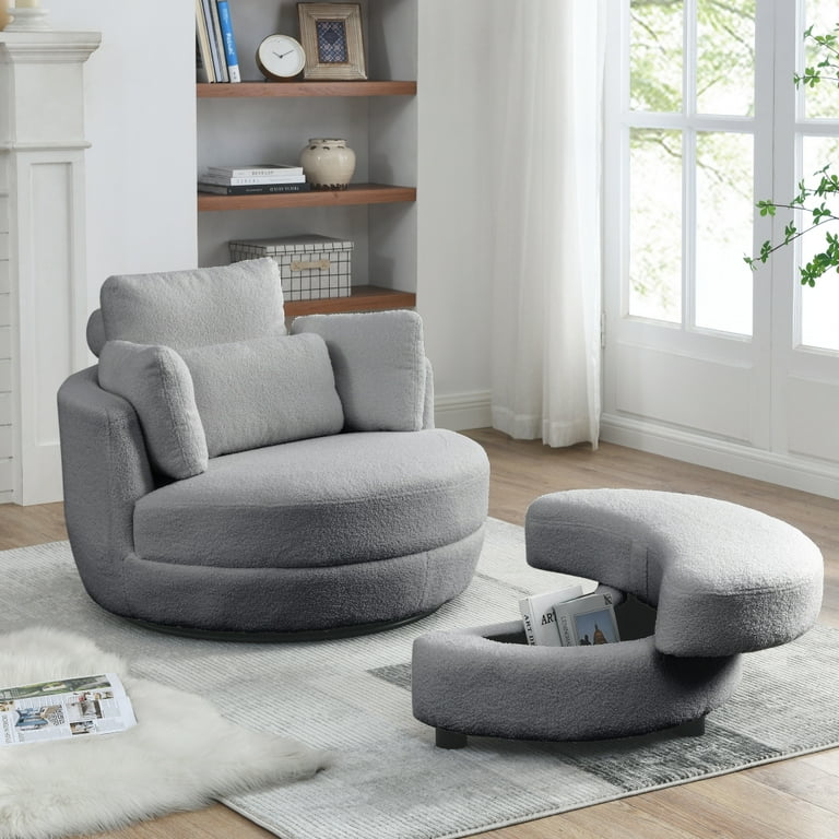Round rotating sofa chair deals