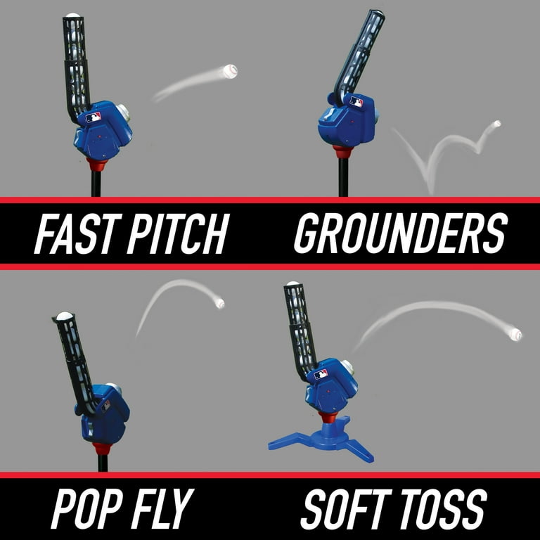 Franklin Sports Kids Baseball Pitching Machine - MLB 4-in-1