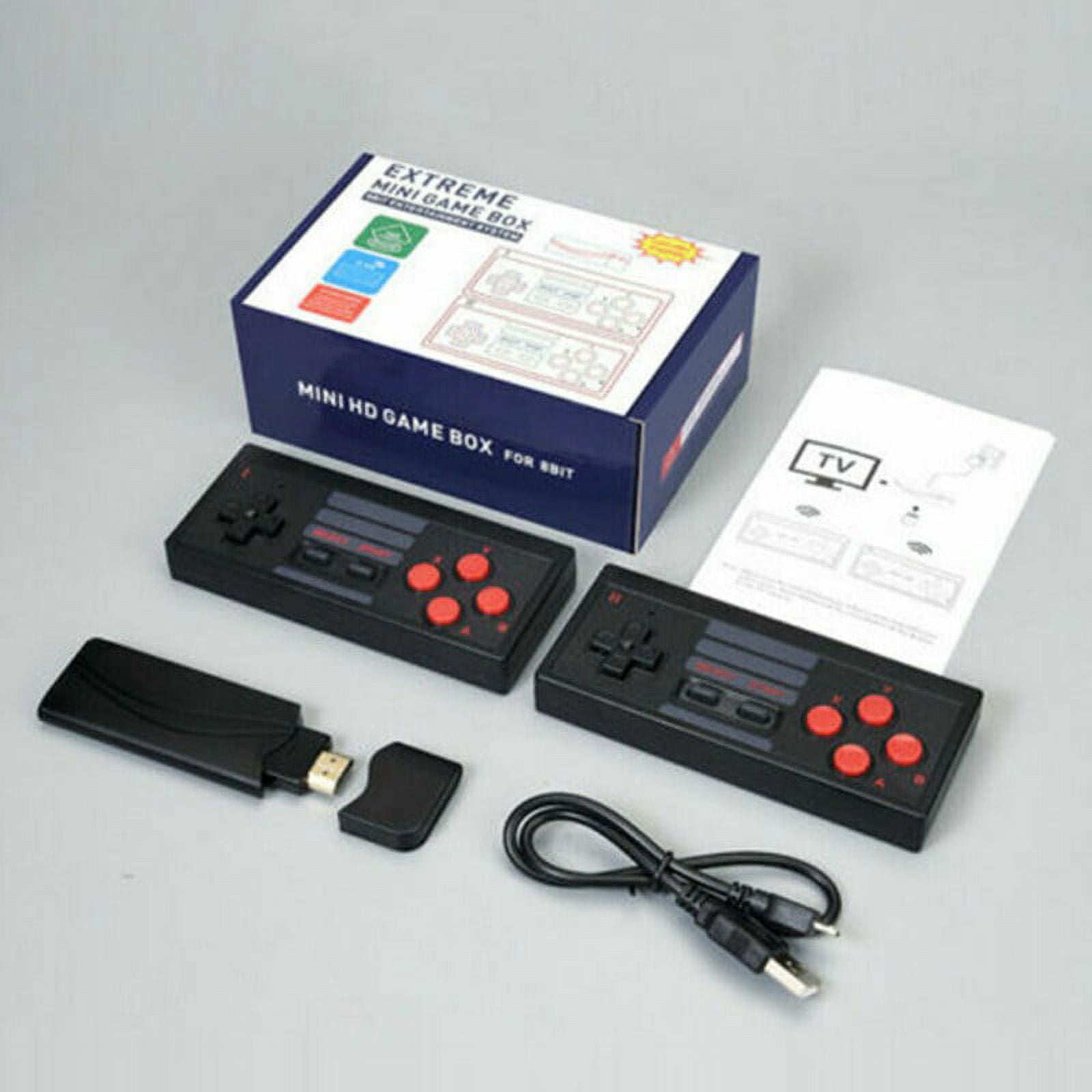 Fymall HD Wireless TV Game Console, Black, New, 1 Count, 1 Pack