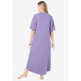thumbnail image 2 of Dreams & Co. Women's Plus Size Long French Terry Zip-Front Robe (Petite Available), 2 of 6