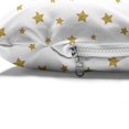 thumbnail image 4 of Star Pet Bed, Stars Pattern Illustration Creative Birthday Bachelorette Themed Print, Chew Resistant Pad for Dogs and Cats Cushion with Removable Cover, 24" x 39", Yellow and White, by Ambesonne, 4 of 4