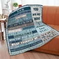 thumbnail image 3 of Gifts for Dad from Daughter,Dad Blanket,Birthday Gifts for dad,Father''s Day Throw Blanket,Lightweight Soft and Warm Throws Blankets for Sofa Bed Living Room in Spring 30"x40", 3 of 6