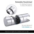 thumbnail image 5 of Lishi Adjustable Shower Head Holder Bracket with Chrome Finish, 5 of 5
