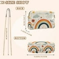 thumbnail image 4 of FORMRS Women Crossbody Purse with Chain Strap Vegan Leather Shoulder Handbag, Cute Rainbow, 4 of 7