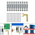 thumbnail image 2 of facefd Kit de Tige de Support de Vis à Cassette Kit de Tige de Réparation Résistant à la Rouille Kits de Tige de Réparation Réglables pour Interrupteur Mural 118 Type Métallique, 2 of 9