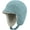 Pl03-blue, variant on Winter Hat with Soft Short Brim Russian Trapper Hat Winter Trooper Hat Ear Flaps Ushanka Snow Skiing Eskimo Hat Cap