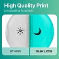 thumbnail image 4 of Sukuos 7 Day Weekly Pill Organizer with 2 Times a Day Compartment - AM PM Pill Holder, Daily Pill Box Planner for Pills, Vitamins, Fish oil, Supplements, Extra Large with Moisture Proof, Cyan, 4 of 8