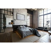 Sleepgram 100% Pure Organic Bamboo Bed Sheet Set 4 Pieces (Twin XL, Grey)