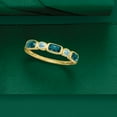 thumbnail image 4 of Ross-Simons 0.90 ct. t.w. London and Sky Blue Topaz Ring in 14kt Yellow Gold, Women's, Adult, 4 of 6