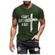 thumbnail image 5 of Playeras Para Gimnasio Para Hombre, Moda De Primavera Y Verano, Informales, De Talla Grande, De Manga Corta, Con Cuello Redondo, Estampadas, Top Blusa, 5 of 6