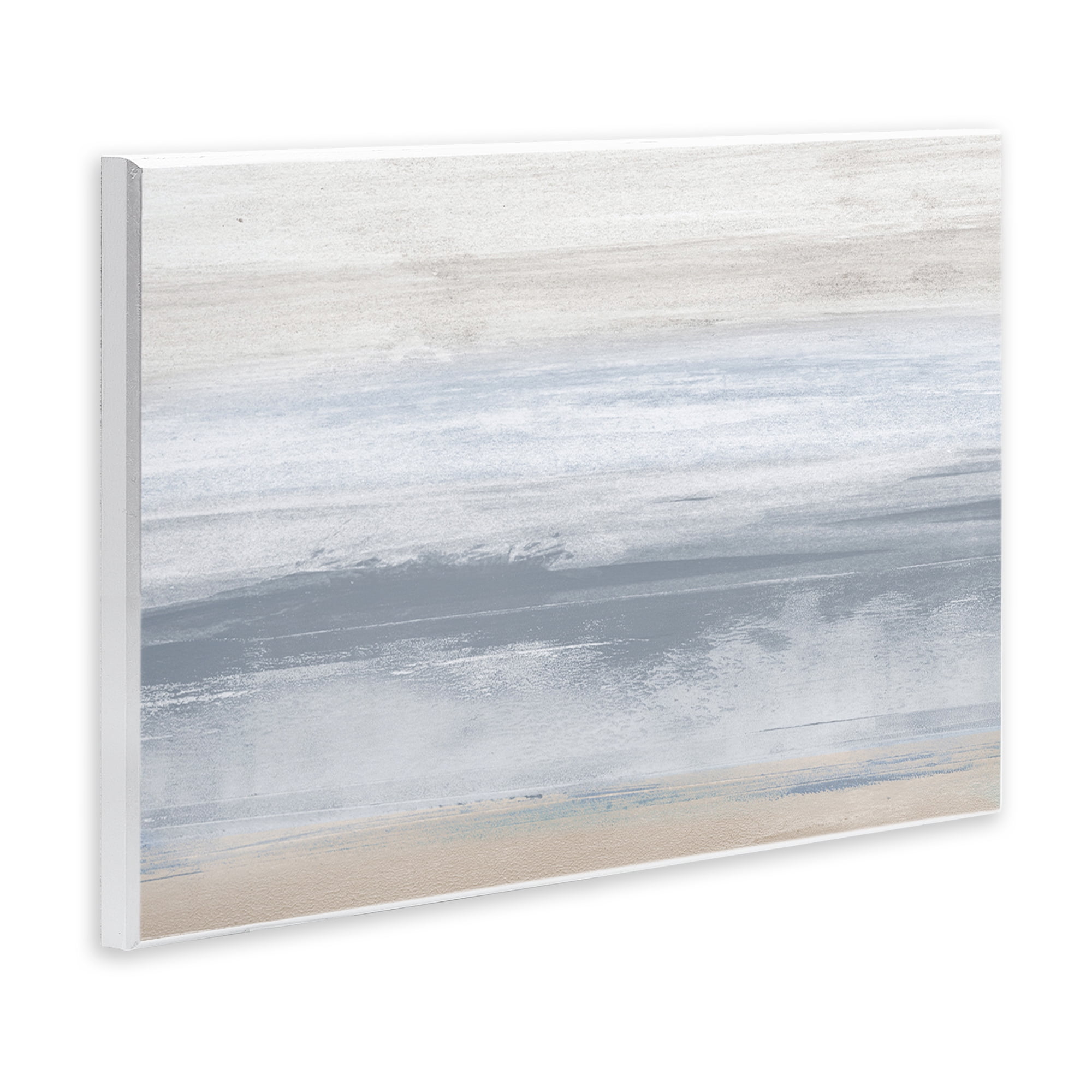 Stupell Industries Serene Blue Feeling Landscape Painting Unframed Art Print Wall Art, 19 x 13