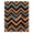 Orange, Pattern 2, variant on ODIKA 4' x 6' Machine Washable Non-Slip Area Rug, geometric geometric High Traffic Rug, Orange, 1017398