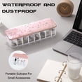 thumbnail image 3 of PENGXIANG Plastic Cable Management Box with Lid and 8 Wire Ties Waterproof Dustproof Portable Data Cable Storage Box for Drawer Desktop Office Power Cord Jewelry，Pink, 3 of 10
