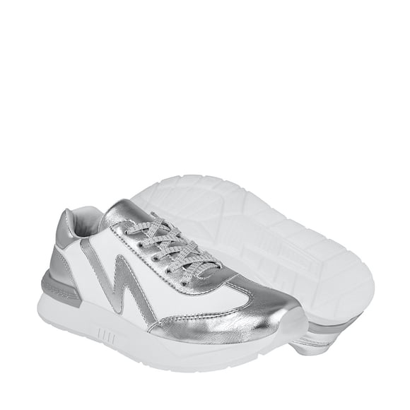 TENIS CASUALES DAMA NOMADAS 24059 SIMIPIEL BLANCO