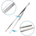 thumbnail image 4 of Tongs For Cooking Stainless Steel 12 Inch Kitchen Tongs Cooking Tongs Long Stainless Steel Cooking Tweezers Metal Tongs Grill Tongs Kitchen Tweezers, 4 of 4