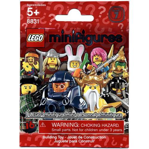 eftertiden sagsøger Trofast LEGO Minifigures Series 7 8831 (One Random Pack) - Walmart.com