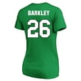 thumbnail image 3 of Women's Saquon Barkley Kelly Green Philadelphia Eagles Plus Size Fair Catch Name & Number Scoop Neck T-Shirt, 3 of 3