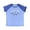 A-Blue242, variant on Womens Cropped T-Shirts Summer Short Sleeve Crew Neck Bold Brasil Rio Flag Contrast Side Stripe Tee Modern Everyday Wear Casual Tops