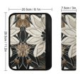 thumbnail image 3 of WYYP Flower Design Mosaic Comfortable Car Seat Strap Pads Car Seat Belt Pad Cover Ideal for Car Interior Accessories 1Pcs, 3 of 5