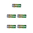 thumbnail image 3 of Vogacara Conjunto de calcomanías de Festival para mujer, copos de purpurina para uñas de hoja verde, accesorios, decoraciones, accesorios de manicura, Type2 NO2 Vogacara CBP330632, 3 of 5
