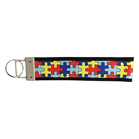 Autism Awareness Keychain - Autism Jewelry, Puzzle Piece Keychain, Autism Speaks- Perfect Autism Gift!!!